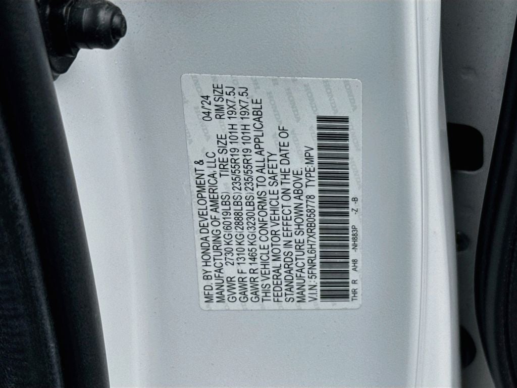 2024 Honda Odyssey Sport