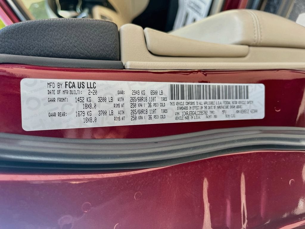 2020 Jeep Grand Cherokee Limited