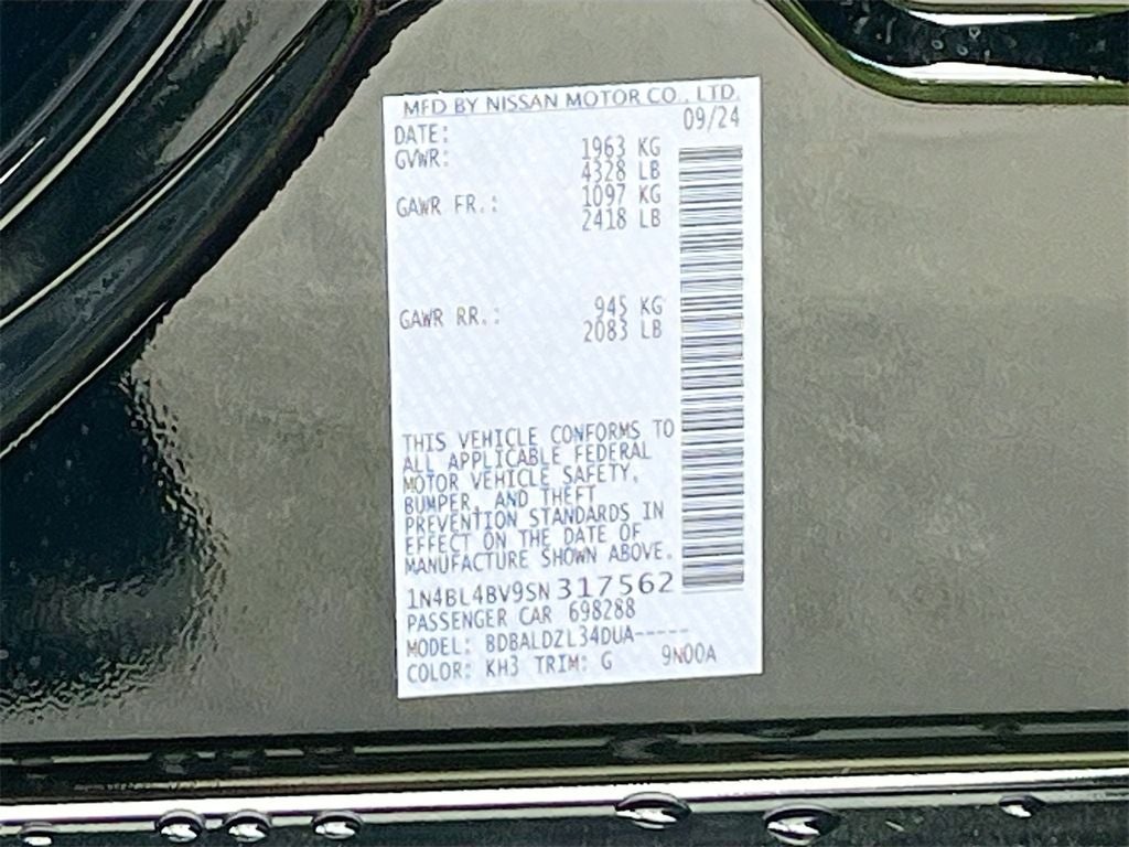 2025 Nissan Altima 2.5 S