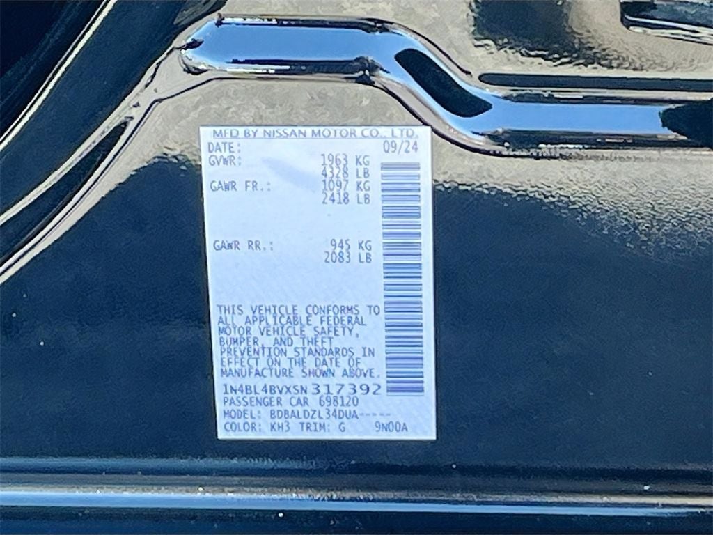 2025 Nissan Altima 2.5 S