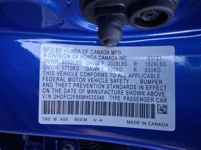 2021 Honda Civic Sport
