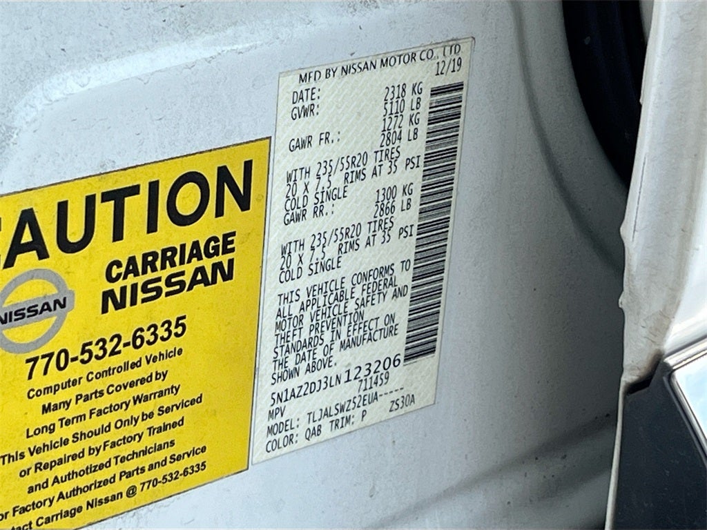 2020 Nissan Murano Platinum