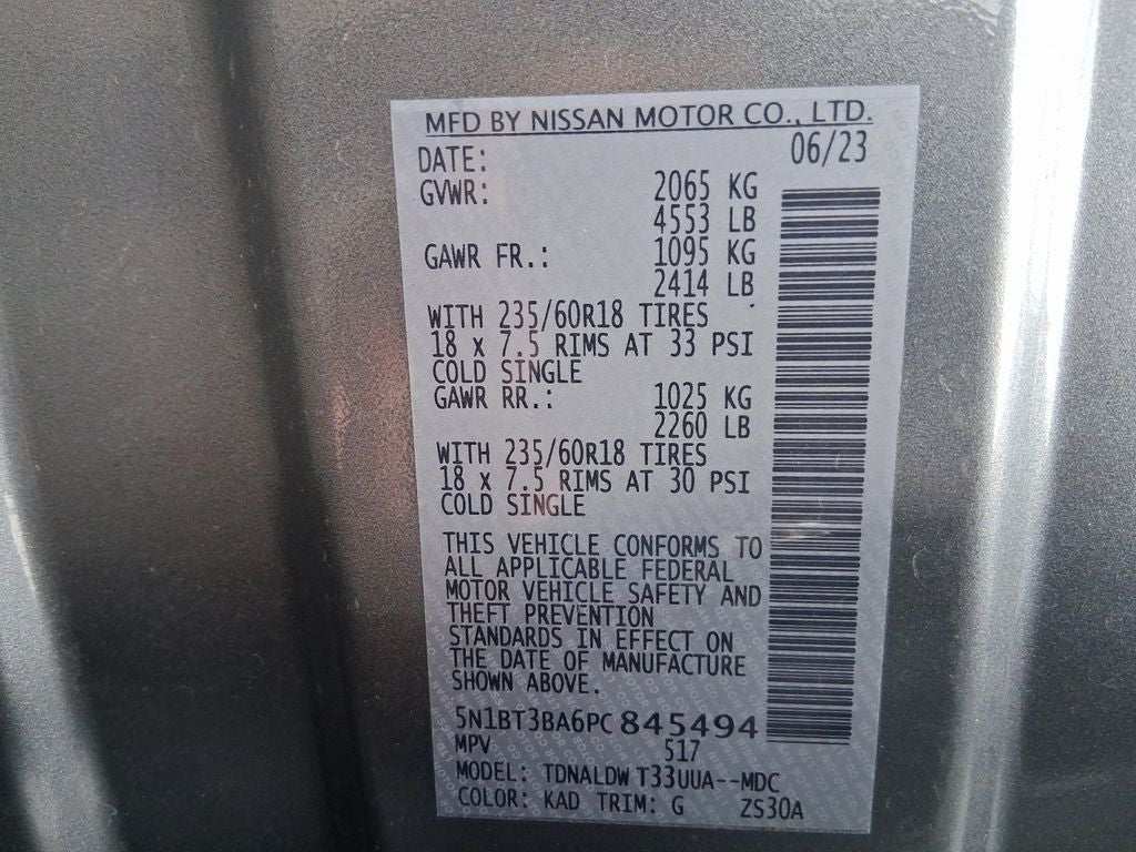 2023 Nissan Rogue SV