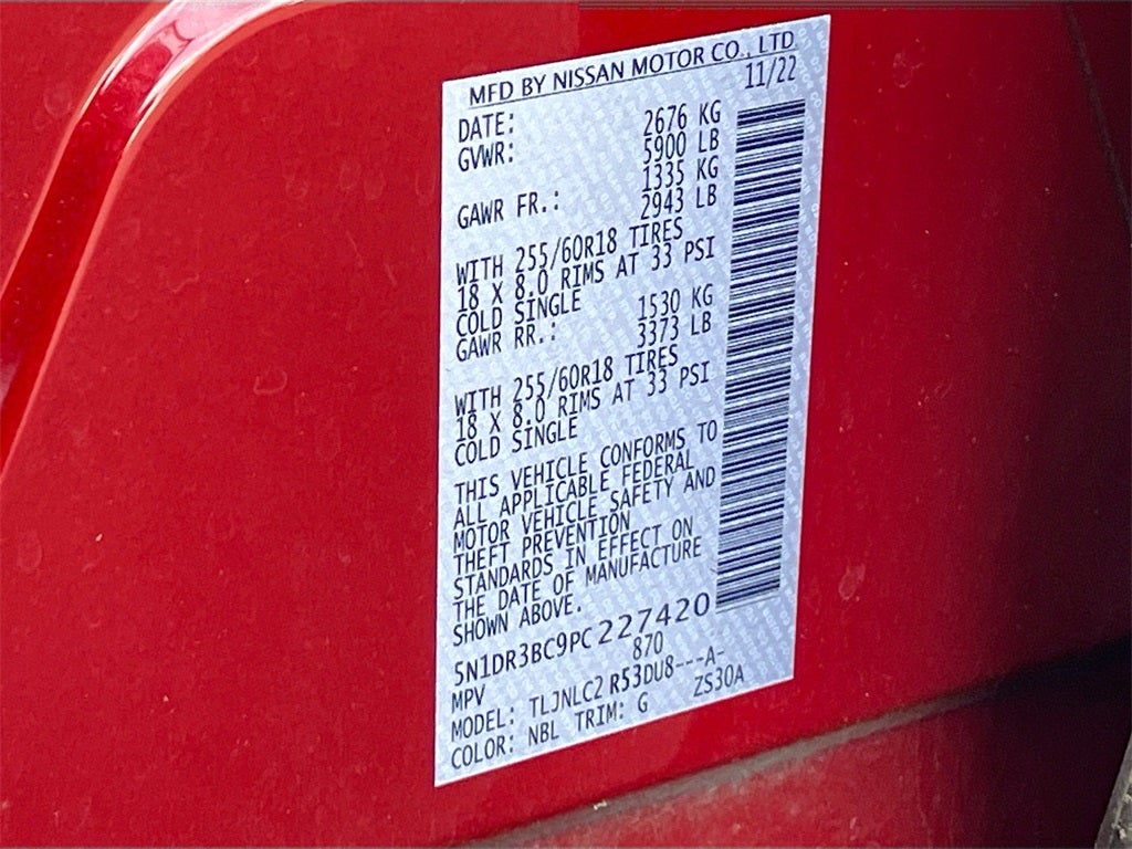 2023 Nissan Pathfinder SV