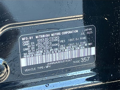 2025 Mitsubishi Outlander Sport 2.0 SE