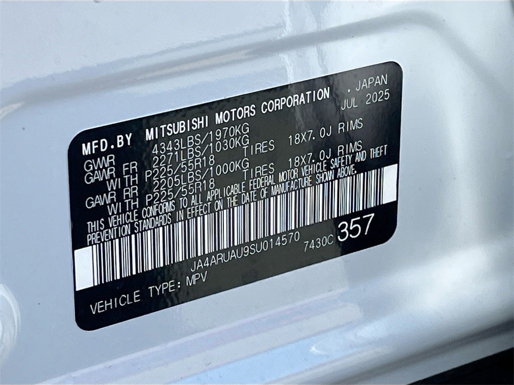 2025 Mitsubishi Outlander Sport 2.0 SE