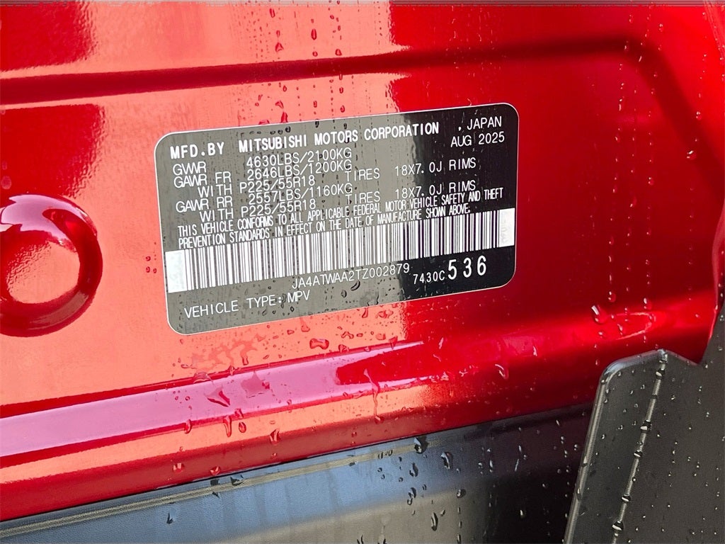 2026 Mitsubishi Eclipse Cross SE Panoramic Sunroof Package