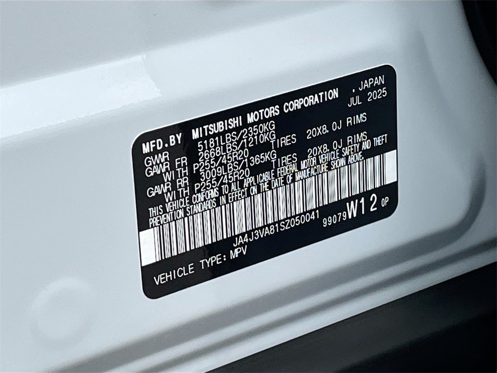 2025 Mitsubishi Outlander SE Tech Pakcage