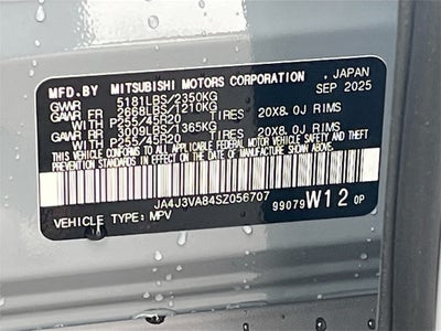 2025 Mitsubishi Outlander SE