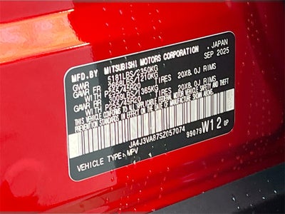 2025 Mitsubishi Outlander SE