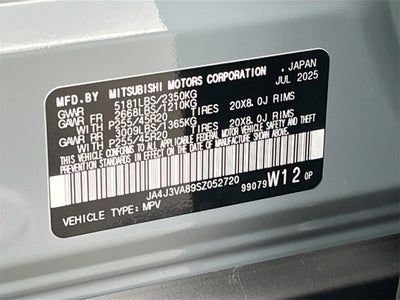 2025 Mitsubishi Outlander SE Tech Package