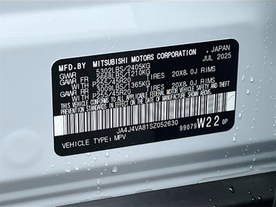 2025 Mitsubishi Outlander SE Tech Package