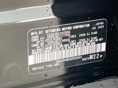 2025 Mitsubishi Outlander SE Tech Package