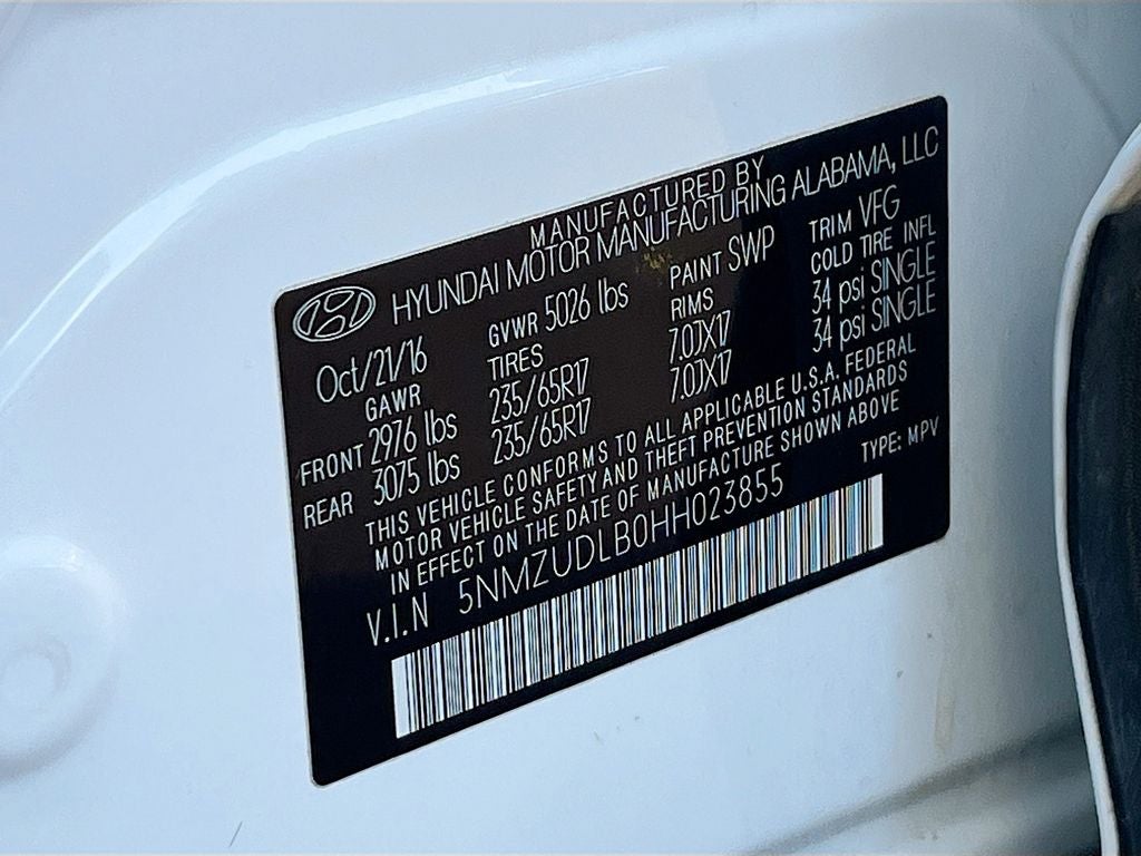 2017 Hyundai Santa Fe Sport 2.4 Base