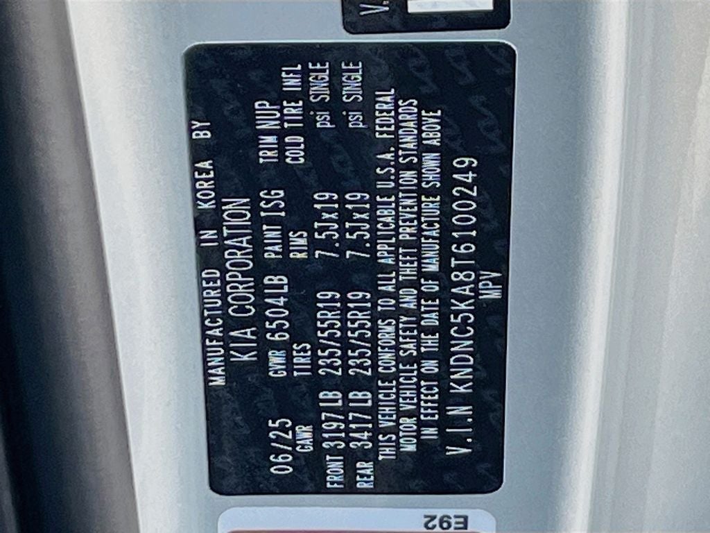 2026 Kia Carnival Hybrid EX